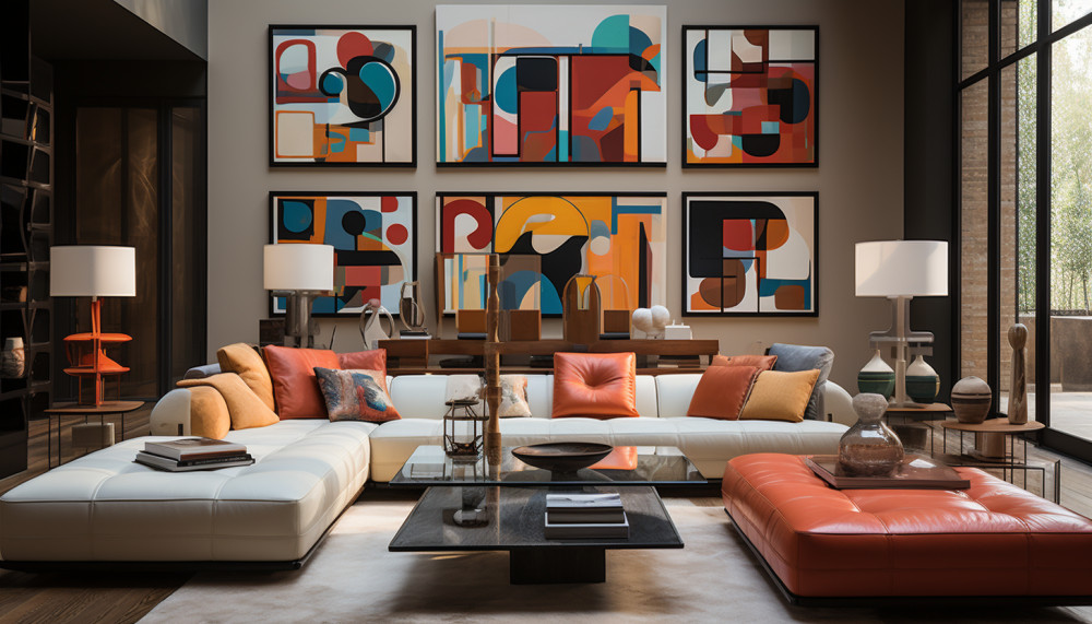 How does art contribute to home decoration?